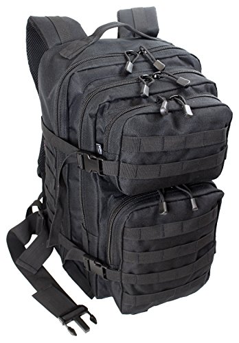 Normani - Mochila de exterior, multifunción, militar, robusta (50 L), color Negro , tamaño xx-large, volumen 50liters