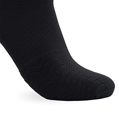 NORTEI Calcetines para Ciclismo, MTB y Running de Caña Alta para Hombre y Mujer – Infinity Black (XL (46-48))