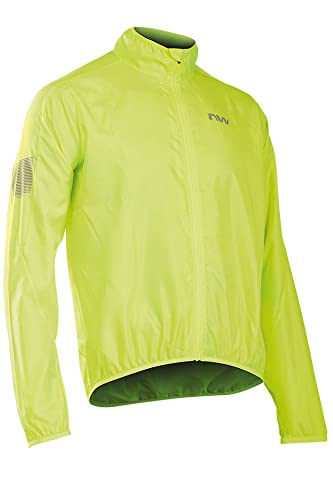 NORTHWAVE Chaqueta ciclismo hombre VORTEX amarillo fluorescente