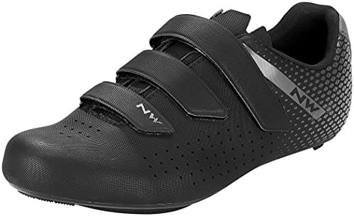 Northwave Core 2 2021 - Zapatillas para bicicleta de carreras, color negro y gris, Hombre, 80211013, Negro , 50 EU