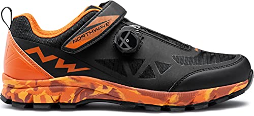 Northwave Corsair 2021 - Zapatillas para bicicleta de montaña, color negro y naranja, color Negro, talla 36 EU