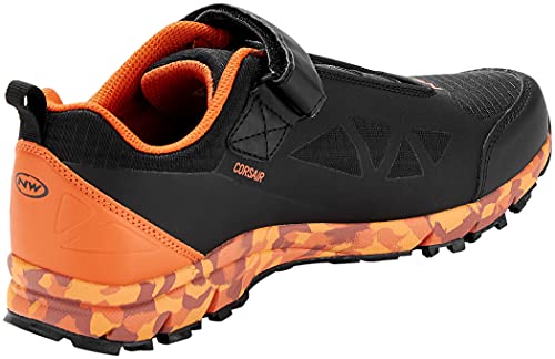 Northwave Corsair 2021 - Zapatillas para bicicleta de montaña, color negro y naranja, color Negro, talla 36 EU