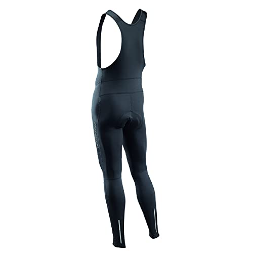 Northwave Culote Largo con Tirantes Ciclismo Force 2 Negro (L, Negro)