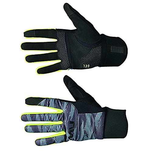 Northwave Fast Gel 2022 - Guantes de invierno para bicicleta (talla XXL), color gris y amarillo