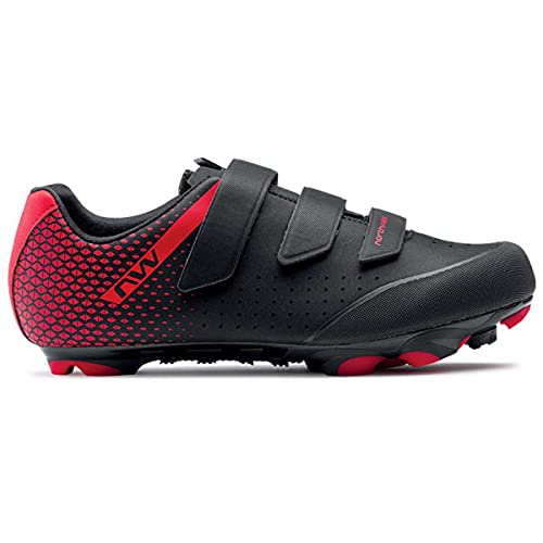 Northwave Origin 2 MTB 2021 - Zapatillas de ciclismo (talla 38), color negro y rojo