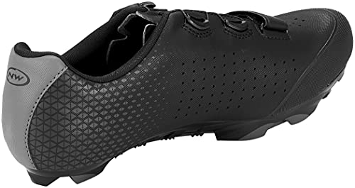 Northwave Origin Plus 2 Wide MTB - Zapatillas para bicicleta de montaña (2021, talla 41), color negro y gris
