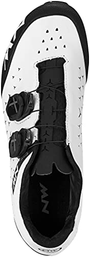 Northwave Rebel 2 MTB - Zapatillas para bicicleta de montaña (45), color blanco y negro