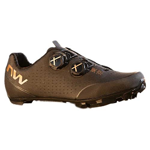 Northwave Rebel 3 - Zapatillas de ciclismo para hombre, color negro y dorado, Hombre, Negro y dorado., 40 EU