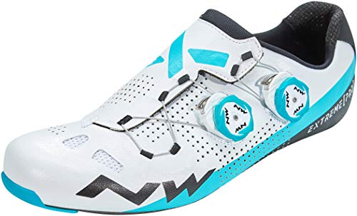 Northwave Sapatos EST NW Extreme Pro, Zapatillas Unisex Adulto, White Blue, 42 EU