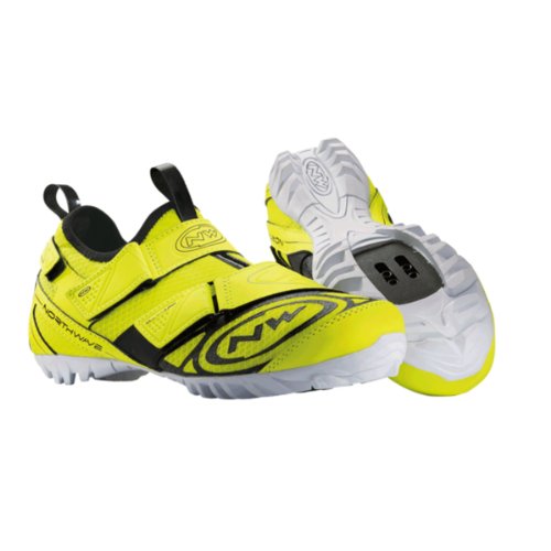 Northwave Sapatos NW Multi-App, Sport Unisex Adulto, Yellow Fluo, 41 EU