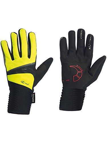 Northwave Sonic Long - Guantes de ciclismo unisex (talla L), color negro y amarillo