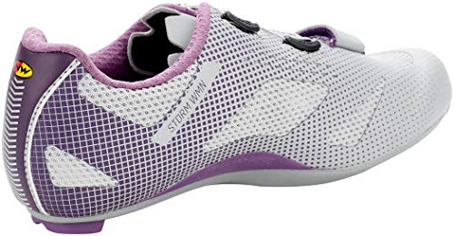 Northwave Storm 2021 - Zapatillas de ciclismo para mujer (talla 36), color plateado y morado