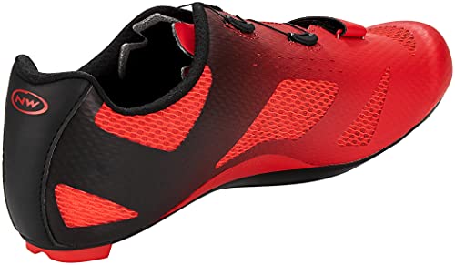 Northwave Storm Carbon 2021 - Zapatillas de ciclismo (talla 47), color rojo y negro