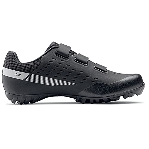 Northwave Tour Zapatos de Bicicleta Negro, Tamaño:47 EU