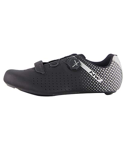 Northwave Zapatillas Carretera Core Plus 2 Negro/Plata - Talla: 42