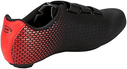 Northwave Zapatillas de ciclismo para hombre Core 2 Black/Red [Talla 45]