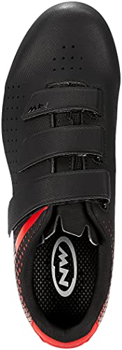 Northwave Zapatillas de ciclismo para hombre Core 2 Black/Red [Talla 45]