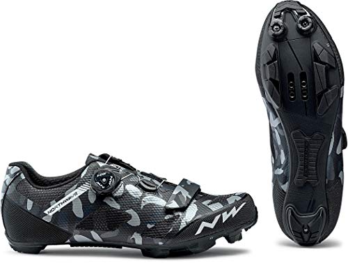 Northwave - Zapatillas MTB Razer Camo Black Gris Size: 42.5 EU