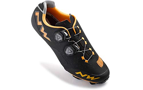 Northwave Zapatillas MTB Rebel Negro/Naranja, Negro y naranja., 43 EU