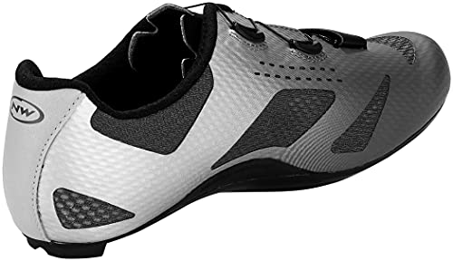 Northwave Zapatillas Road Storm Carbon Anthra/Silver Refl Gris Size: 46 EU