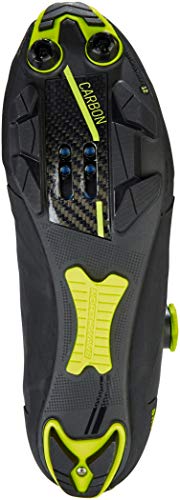 Northwave Zapatos, color negro, amarillo fluorescente, 45