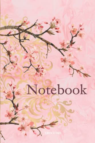 Note Book Floral rosa (S2) 100 páginas: Libretas bonitas