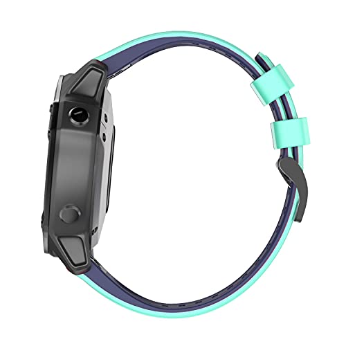 NotoCity Garmin Fenix 6s Correa, Silicona Reemplazo Correa para Garmin Fenix 6s/Fenix 6s Pro/Fenix 5s/Fenix 5s Plus, 20mm Easy-Fit (Minkt)