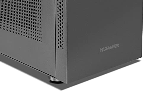 NOX HUMMER VAULT -NXHUMMERVAULT- Microtorre micro ATX, capacidad hasta 7 ventiladores, instalación GPU, 2xUSB 3.0, filtro magnético antipolvo, color negro