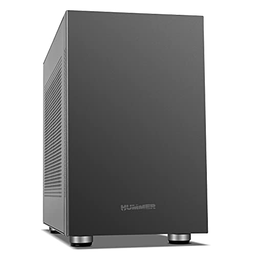 NOX HUMMER VAULT -NXHUMMERVAULT- Microtorre micro ATX, capacidad hasta 7 ventiladores, instalación GPU, 2xUSB 3.0, filtro magnético antipolvo, color negro