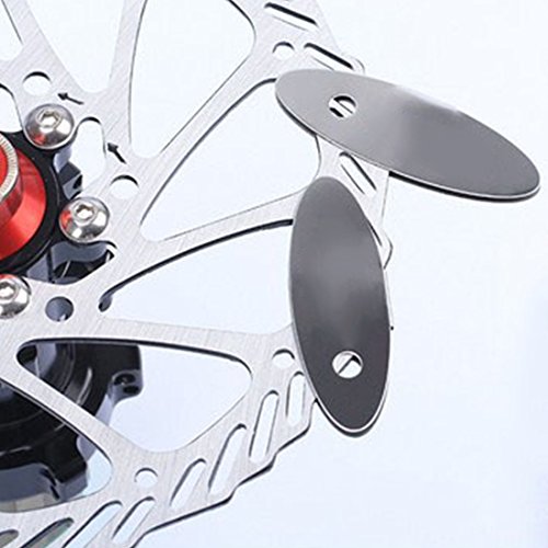 NoyoKere Herramienta de ajuste de freno de disco Herramienta de bicicleta Pastillas de montaje Asistente de freno Herramientas de alineación de rotor