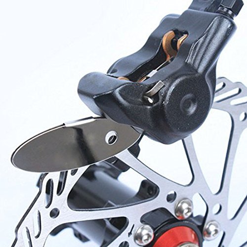 NoyoKere Herramienta de ajuste de freno de disco Herramienta de bicicleta Pastillas de montaje Asistente de freno Herramientas de alineación de rotor