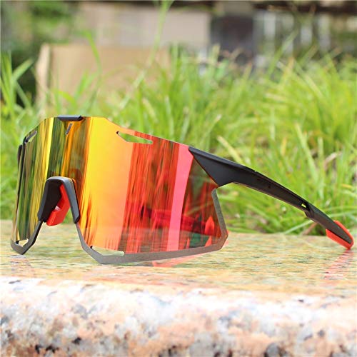 NSGJUYT Deportes al Aire Libre Gafas de Sol de Bicicletas MenMTB Ciclo Eyewear de Velocidad (Color : Hypercraft 2)