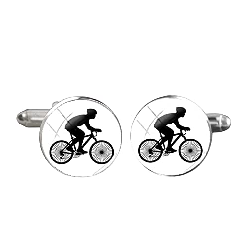 Nueva bicicleta gemelos bicicleta rueda montaña gemelos ciclista carreras bicicleta corredor mens accesorios gemelos gemelos groomsmen regalos