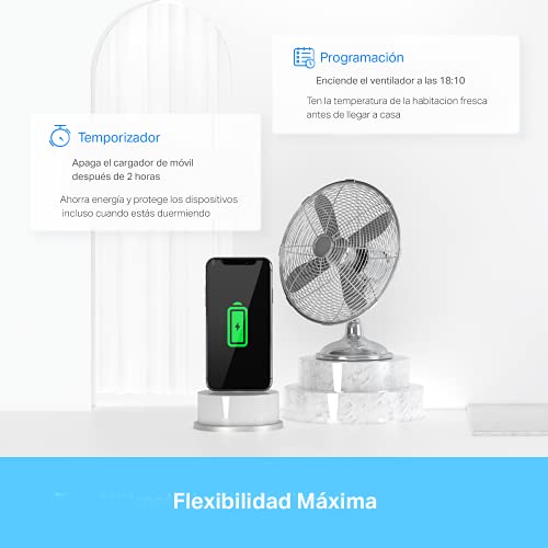 【Nuevo】 TP-Link Tapo P110 - Mini Enchufe Inteligente Wi-Fi (con Monitoreo Energético),Programar el Encendido/Apagado, Ahorro Energía, Compatible con Alexa y Google Home