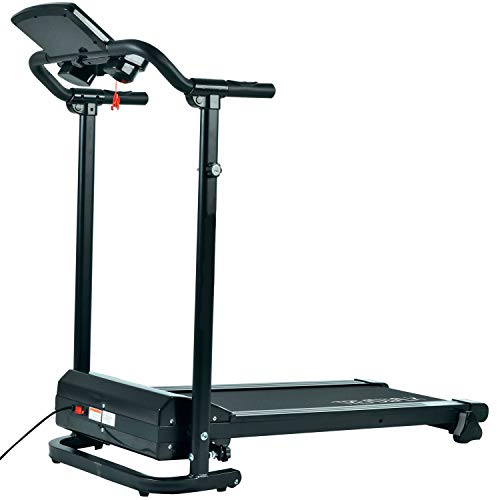 Nyana Fit | Cinta de Andar Plegable Treadwalk Nfit-450 | Sistema eléctrico | 1-12 km/h | 12 Programas de entreno | Motor 1000W | Display LCD | Superficie Antideslizante | Ruedas para Transporte