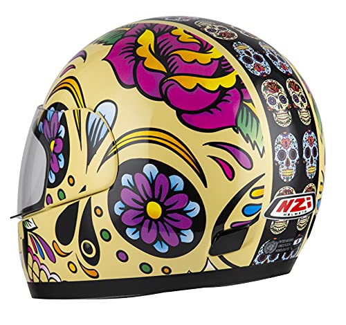 NZI - Casco Integral Activy 3 Mexican Skulls Calaveras mejicanas (S 55-56 cms)