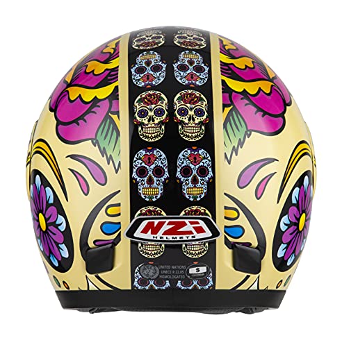 NZI - Casco Integral Activy 3 Mexican Skulls Calaveras mejicanas (S 55-56 cms)