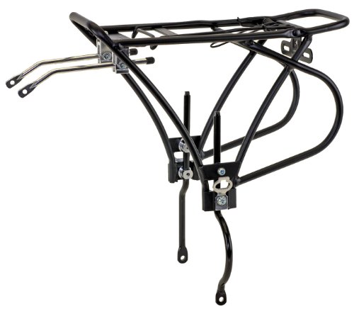 O-Stand Disc - Portaequipaje para bicicletas, color negro
