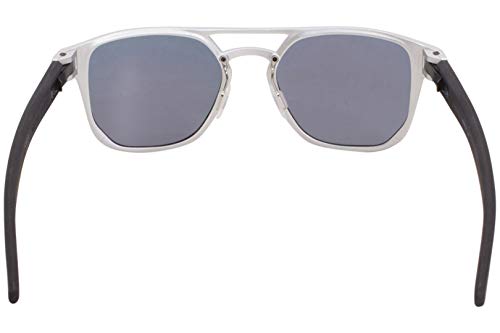 Oakley 0OO4128 Gafas de Sol, Matte Silver, 53 para Hombre