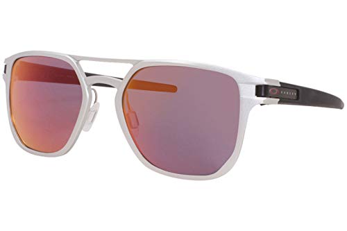 Oakley 0OO4128 Gafas de Sol, Matte Silver, 53 para Hombre