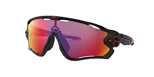 OAKLEY 0OO9290 Gafas de sol para Unisex, Negro Mate/Rojo, 0