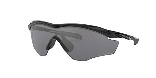 Oakley 9343 SUN, Gafas de Sol, Hombre, color de la lente BLACKIRIDPOLAR (Color del marco POLISHED BLACK), XL