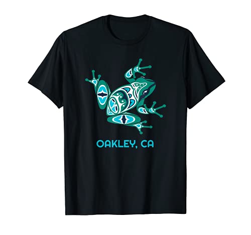 Oakley CA Frog Pacific NW Nativo Americano Indio Camiseta