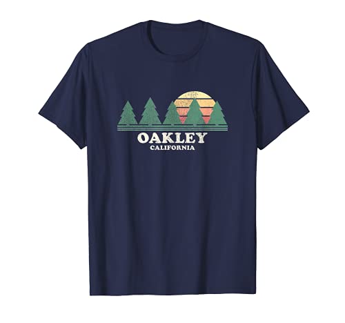 Oakley CA Vintage Throwback Tee Retro 70s Diseño Camiseta