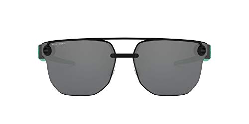 Oakley Chrystl Lentes Oscuros, Negro Mate/Negro Premium, 67 para Hombre