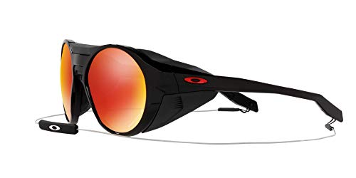 Oakley Clifden, Gafas Unisex Adulto, Polished Black-Prizm Red Polarized, Talla única