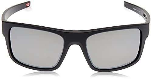 Oakley Drop Point Gafas de Sol, Hombre, Negro (Matte Blac/Prizmblackpolarized), 61