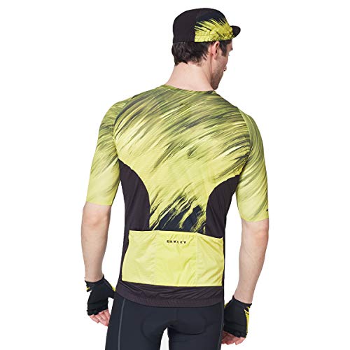 Oakley Endurance 2.0 - Maillot de ciclismo para hombre, color amarillo radiante/mediano