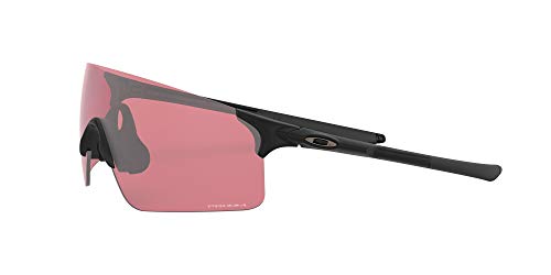 Oakley EVZero Blades - Gafas de sol para hombre, talla asiática, OS,Matte Black/Prizm Dark Golf