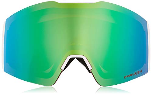 Oakley Fall Line Xm Gafas de Sol, Multicolor (Blanco Mate/Prizm Snow Jade Iridium), M Unisex Adulto